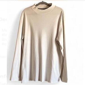 Men's Cotton  Mock Neck Sweatshirt